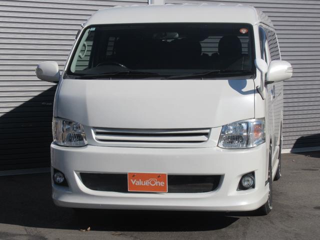 ハイエースワゴン GL レガンスフルエアロ 後席フリップダウンモニター ナビTV Bluetoothオーディオ HDMI バックカメラ ローダウン(5枚目)