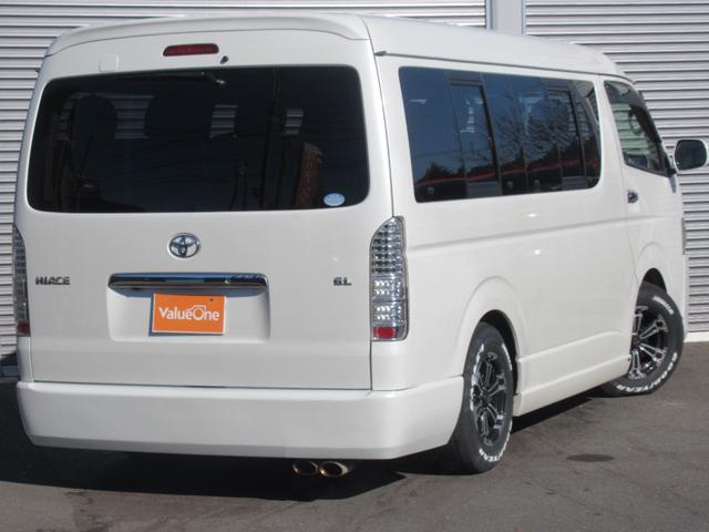 ハイエースワゴン GL レガンスフルエアロ 後席フリップダウンモニター ナビTV Bluetoothオーディオ HDMI バックカメラ ローダウン(9枚目)