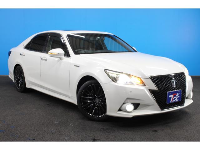 クラウンハイブリッド アスリートS ブラックスタイル 禁煙車/ムーンルーフ/黒レザーシート/純正8インチナビ/バックカメラ/フルセグ/パワーシート/シートベンチレーション/シートヒーター/HIDヘッドライト/クリアランスソナー/プッシュスタート/ETC(25枚目)