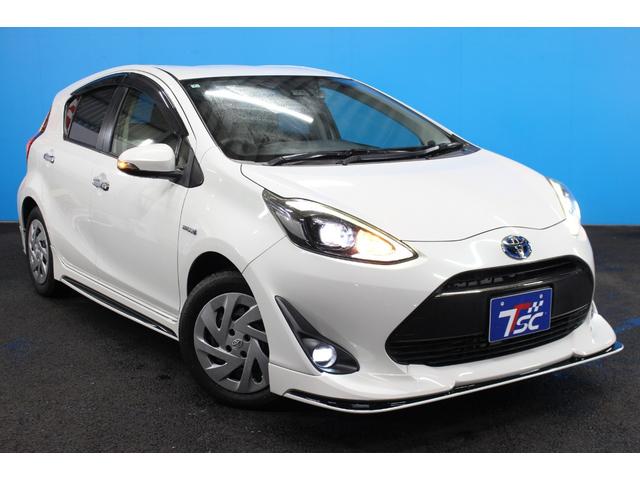 アクア Sスタイルブラック セーフティセンスC/エアロ/衝突軽減/レーンアシスト/オートマチックハイビーム/LEDライト/純正7インチナビ/バックカメラ/ドライブレコーダーETC/ブルートゥース/オートライト/スマートキー(20枚目)