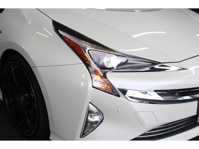 プリウス Ａツーリングセレクション　禁煙車／セーフティセンス／レーダークルーズ／クリアランスソナー／バックカメラ／純正９インチナビ／革シート／シートヒーター／社外ＣＡＲＬＳＳＯＮ１９ＡＷ／Ｂｌｕｅｔｏｏｔｈ／ドラレコ／ＥＴＣ／ダウンサス（19枚目）
