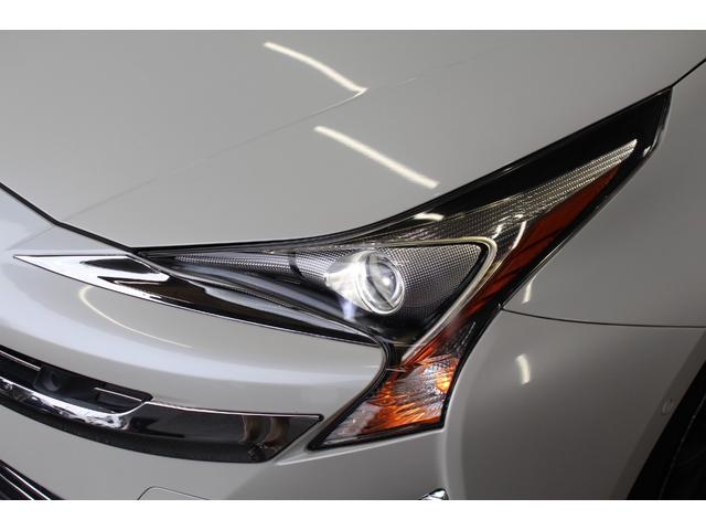 プリウス Ａツーリングセレクション　禁煙車／セーフティセンス／レーダークルーズ／クリアランスソナー／バックカメラ／純正９インチナビ／革シート／シートヒーター／社外ＣＡＲＬＳＳＯＮ１９ＡＷ／Ｂｌｕｅｔｏｏｔｈ／ドラレコ／ＥＴＣ／ダウンサス（23枚目）