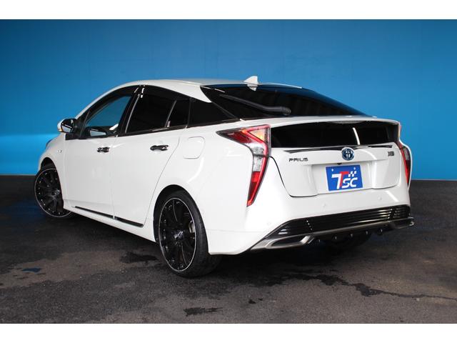 プリウス Ａツーリングセレクション　禁煙車／セーフティセンス／レーダークルーズ／クリアランスソナー／バックカメラ／純正９インチナビ／革シート／シートヒーター／社外ＣＡＲＬＳＳＯＮ１９ＡＷ／Ｂｌｕｅｔｏｏｔｈ／ドラレコ／ＥＴＣ／ダウンサス（33枚目）