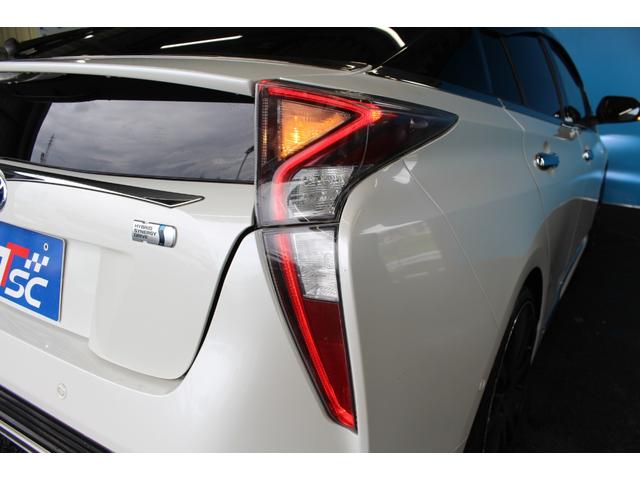 プリウス Ａツーリングセレクション　禁煙車／セーフティセンス／レーダークルーズ／クリアランスソナー／バックカメラ／純正９インチナビ／革シート／シートヒーター／社外ＣＡＲＬＳＳＯＮ１９ＡＷ／Ｂｌｕｅｔｏｏｔｈ／ドラレコ／ＥＴＣ／ダウンサス（39枚目）