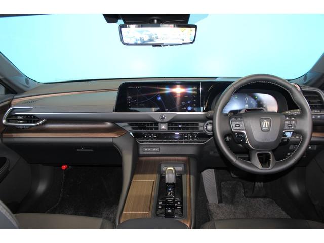 クラウン Ｚ　禁煙車／セーフティセンス／黒革シート／純正１２．３インチディスプレイオーディオ／全周囲カメラ／フルセグ／デジタルインナーミラー／レーダークルーズコントロール／シートベンチレーション／ＢＳＭ／ＥＴＣ（6枚目）