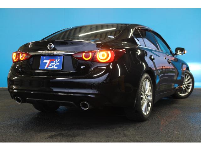 スカイライン ＧＴ　タイプＰ　禁煙車／全方位運転支援システム／黒革シート／サンルーフ／ＬＥＤヘッドライト／純正ナビ／フルセグ／Ｂｌｕｅｔｏｏｔｈ／ドラレコ／パワーシート／シートヒーター／オートライト／ＥＴＣ／ソナー／ターボ／フォグ（63枚目）