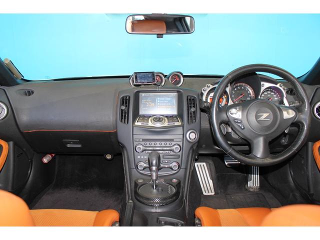 フェアレディＺ バージョンＳＴ　禁煙車／オプションカラー／Ｖａｒｉｓフルエアロ／社外マフラー／ＢＯＳＥ／パドルシフト／ステアリングリモコン／パワーシート／シートヒーター／革シート／ブルートゥース／バックカメラ／レーダー探知機／ＥＴＣ（6枚目）
