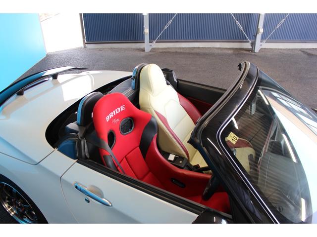 コペン セロ 禁煙車/BRIDE製フルバケットシート/純正シート有/BLITZ製車高調/5速MT/RAYS17AW/ロッソモデロ製社外マフラー/社外ハンドル/社外エアロ/レッドインテリアパック/シートヒーター(11枚目)