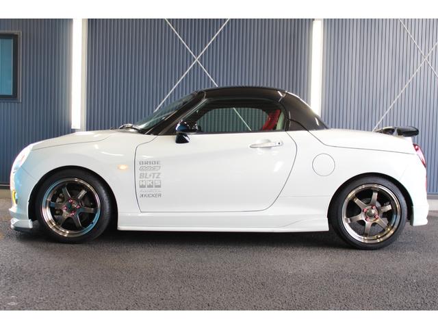 コペン セロ 禁煙車/BRIDE製フルバケットシート/純正シート有/BLITZ製車高調/5速MT/RAYS17AW/ロッソモデロ製社外マフラー/社外ハンドル/社外エアロ/レッドインテリアパック/シートヒーター(32枚目)