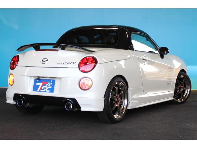 コペン セロ 禁煙車/BRIDE製フルバケットシート/純正シート有/BLITZ製車高調/5速MT/RAYS17AW/ロッソモデロ製社外マフラー/社外ハンドル/社外エアロ/レッドインテリアパック/シートヒーター(35枚目)