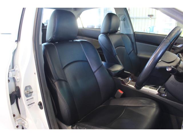 マークX 250G リラックスセレクション 禁煙/F・RバンパーG‘S仕様/社外ヘッドライト/社外テールランプ/純正HDD7インチナビ/パワーシート/ETC/Bluetooth/オートライト/記録簿/社外19インチAW/スマキー/シートカバー(10枚目)