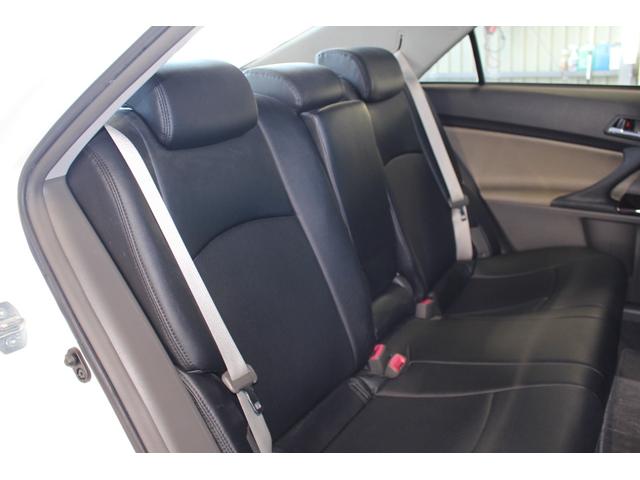 マークX 250G リラックスセレクション 禁煙/F・RバンパーG‘S仕様/社外ヘッドライト/社外テールランプ/純正HDD7インチナビ/パワーシート/ETC/Bluetooth/オートライト/記録簿/社外19インチAW/スマキー/シートカバー(11枚目)