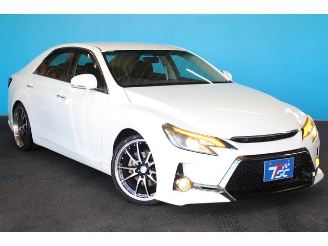 マークX 250G リラックスセレクション 禁煙/F・RバンパーG‘S仕様/社外ヘッドライト/社外テールランプ/純正HDD7インチナビ/パワーシート/ETC/Bluetooth/オートライト/記録簿/社外19インチAW/スマキー/シートカバー(17枚目)