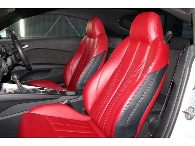 TTクーペ 2.0TFSI クワトロ Sラインパッケージ 禁煙/4WD/バーチャルコックピット/赤革シート/パワーシート/クリアランスソナー/純正メーカーナビ/純正18インチAW/ETC2.0/ドラレコ/LEDヘッドライト/Bluetooth接続/記録簿有り(44枚目)
