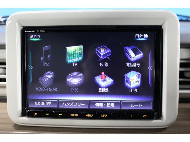 アルトラパン X 禁煙車/ワンオーナー/2トーンカラー/純正8インチナビ/全周囲カメラ/フルセグ/セーフティサポート/HIDヘッドライト/プッシュスタート/衝突軽減/USB端子/ブルートゥース接続/シートヒーター(11枚目)