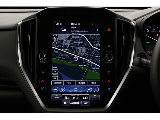 クロストレック リミテッド STIマフラー 低走行! STIマフラー ステアリングヒーター シートヒーター カーゴステップパネル 11.6インチナビ X-MODE AVH SRH VDC SRVD RAB QI充電器(12枚目)