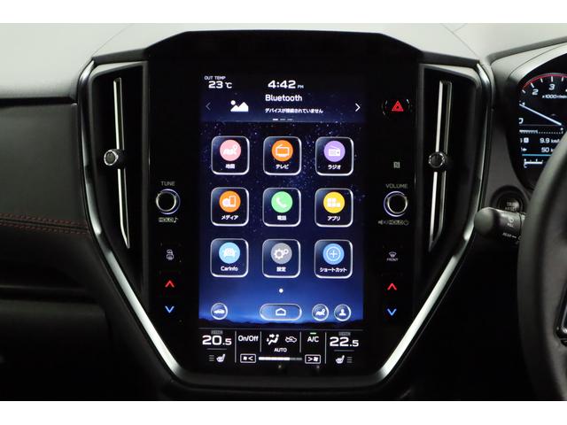 レヴォーグ ＳＴＩ　スポーツ　アイサイトＸ　ＳＴＩエアロ　電動リヤゲート　ドライバーモニタリングシステム　スマートビューミラー　フロント・サイド・バックカメラ　シートメモリー　シートヒーター　１１．６インチモニター　Ｂｌｕｅｔｏｏｔｈ接続　ＥＴＣ２．０（12枚目）