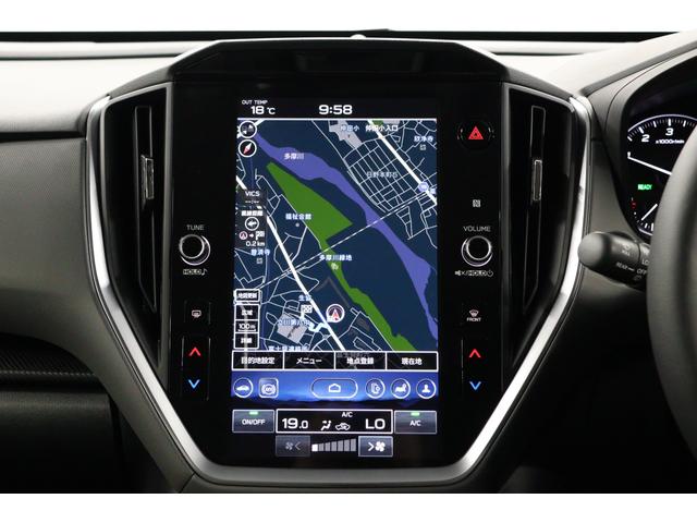 クロストレック リミテッド　ＡＷＤ　ｅ－ＢＯＸＥＲ　　元弊社社有車　ルーフレール　１１．６インチセンターディスプレイ　アラウンドビューモニター　シートヒーター　ステアリングヒーター　前後録画ドライブレコーダー　ＥＴＣ２．０　トノカバー　ドアバイザー（12枚目）