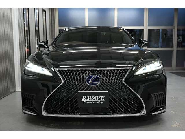 LS LS500h エグゼクティブ アドバンスドドライブ 4WD ワイトレ エアサスコントローラー マークレビンソン リアエンタ パノラミックビューモニター デジタルインナーミラー(4枚目)