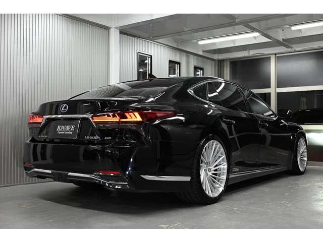 LS LS500h エグゼクティブ アドバンスドドライブ 4WD ワイトレ エアサスコントローラー マークレビンソン リアエンタ パノラミックビューモニター デジタルインナーミラー(5枚目)