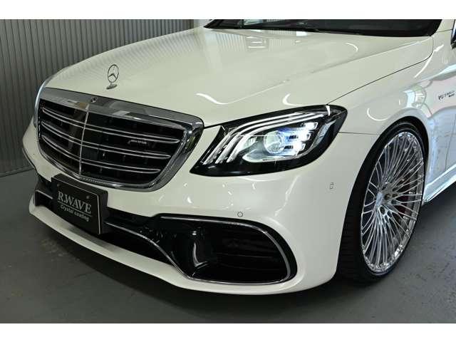 Sクラス S63 4マチック+ロング 4WD ロワリングキット ワンオフアルミ オットマン リアエンタ パノラマSR(12枚目)