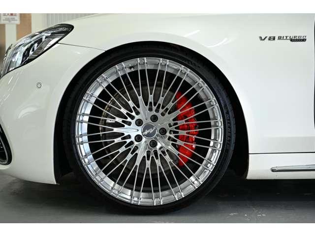 Sクラス S63 4マチック+ロング 4WD ロワリングキット ワンオフアルミ オットマン リアエンタ パノラマSR(26枚目)