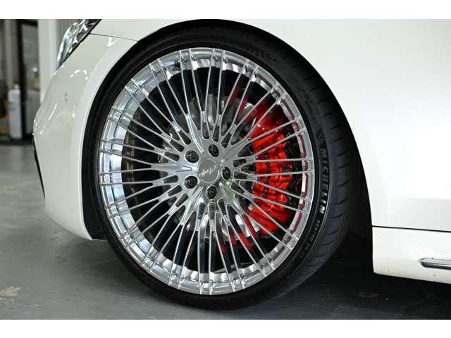 Sクラス S63 4マチック+ロング 4WD ロワリングキット ワンオフアルミ オットマン リアエンタ パノラマSR(27枚目)