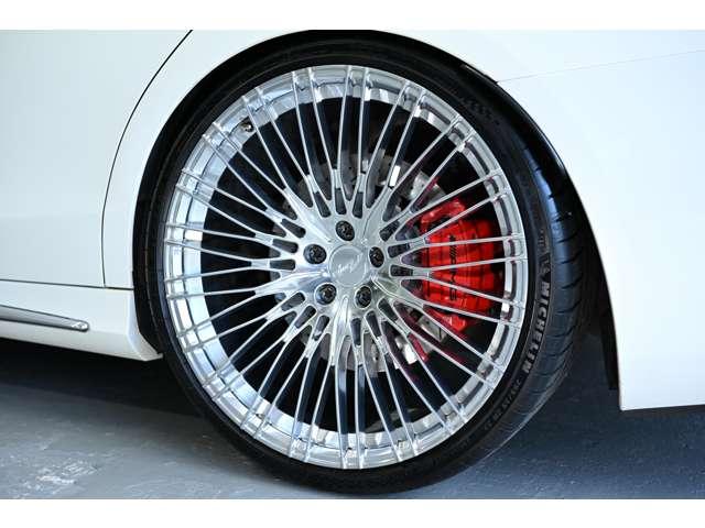 Sクラス S63 4マチック+ロング 4WD ロワリングキット ワンオフアルミ オットマン リアエンタ パノラマSR(29枚目)