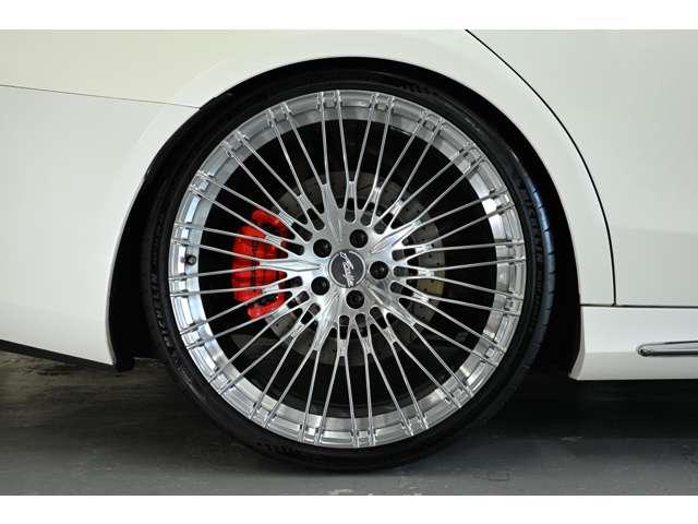 Sクラス S63 4マチック+ロング 4WD ロワリングキット ワンオフアルミ オットマン リアエンタ パノラマSR(30枚目)