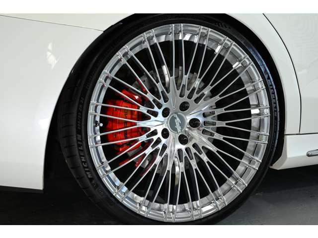 Sクラス S63 4マチック+ロング 4WD ロワリングキット ワンオフアルミ オットマン リアエンタ パノラマSR(31枚目)