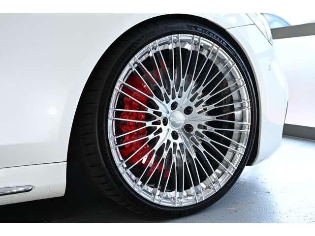 Sクラス S63 4マチック+ロング 4WD ロワリングキット ワンオフアルミ オットマン リアエンタ パノラマSR(33枚目)
