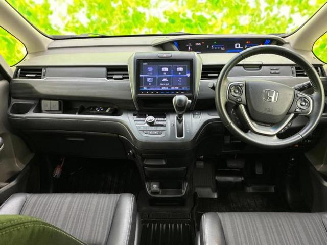 フリード ４ＷＤ　Ｇホンダセンシング　保証書／純正　９インチ　ＳＤナビ／フリップダウンモニター／衝突安全装置／両側電動スライドドア／シートヒーター／車線逸脱防止支援システム／シート　ハーフレザー／ドライブレコーダー　社外　バックカメラ（13枚目）