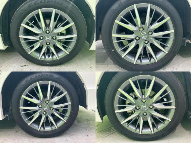 シャトル ハイブリッドZ・ホンダセンシング 新品タイヤ/保証書/純正 8インチ SDナビ/シートヒーター/シート ハーフレザー/ヘッドランプ LED/ETC/EBD付ABS/横滑り防止装置/アイドリングストップ/バックモニター/フルセグTV(50枚目)