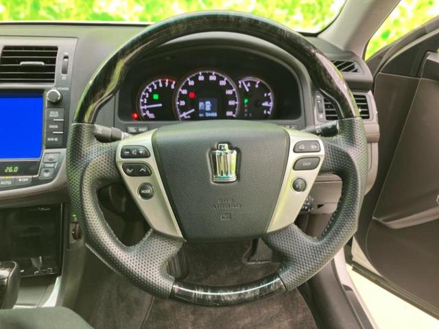 クラウン アスリートアニバーサリーエディション 保証書/純正 HDDナビ/シートヒーター 前席/シート フルレザー/ドライブレコーダー 前後/ヘッドランプ HID/USBジャック/ETC/EBD付ABS/横滑り防止装置/クルーズコントロール 記録簿(13枚目)