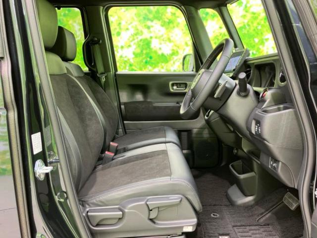 N-BOXカスタム ターボ 保証書/純正 9インチ ナビ/ホンダセンシング/両側電動スライドドア/シートヒーター 前席/車線逸脱防止支援システム/シート ハーフレザー/ヘッドランプ LED/USBジャック ターボ バックカメラ(4枚目)