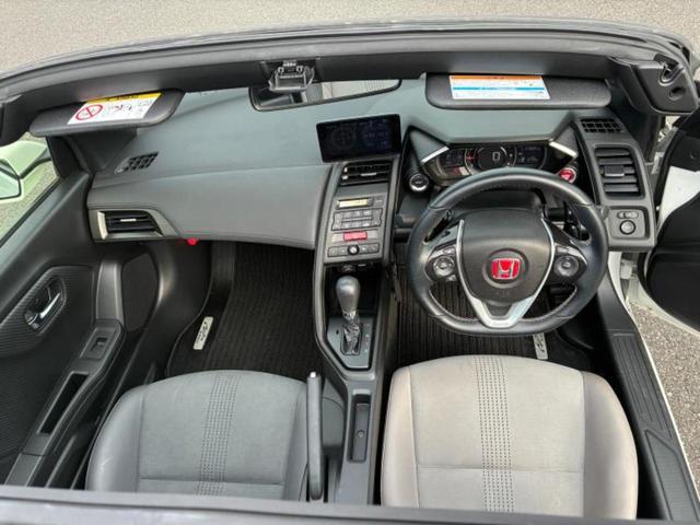 S660 アルファ 新品タイヤ/ディスプレイオーディオ/シート ハーフレザー/ドライブレコーダー 前後/ヘッドランプ LED/ETC/EBD付ABS/横滑り防止装置/クルーズコントロール/禁煙車/エアバッグ 運転席(4枚目)