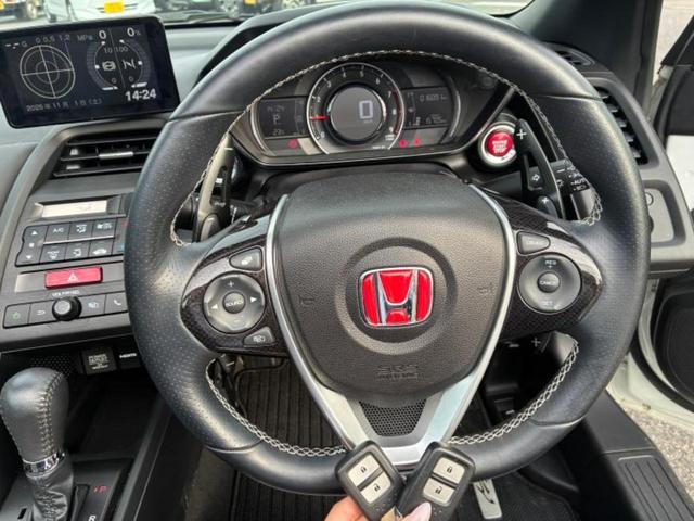 S660 アルファ 新品タイヤ/ディスプレイオーディオ/シート ハーフレザー/ドライブレコーダー 前後/ヘッドランプ LED/ETC/EBD付ABS/横滑り防止装置/クルーズコントロール/禁煙車/エアバッグ 運転席(9枚目)