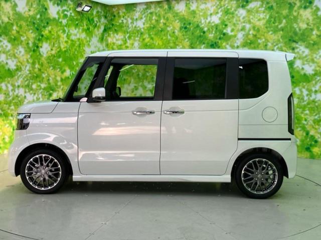 N-BOXカスタム ターボ 保証書/純正 8インチ ナビ/ホンダセンシング/両側電動スライドドア/シートヒーター 前席/車線逸脱防止支援システム/シート ハーフレザー/ヘッドランプ LED/Bluetooth接続 ターボ 禁煙車(2枚目)