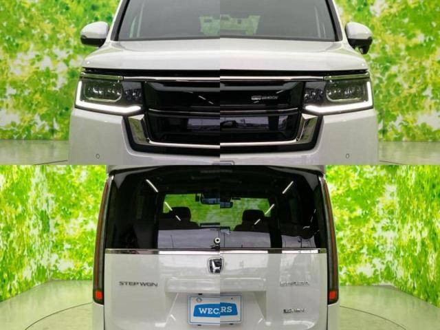 ステップワゴン ｅＨＥＶスパーダ　新品タイヤ／純正　１１．６インチ　ＳＤナビ／フリップダウンモニター／衝突安全装置／両側電動スライドドア／シートヒーター／車線逸脱防止支援システム／シート　ハーフレザー／電動バックドア　バックカメラ（55枚目）