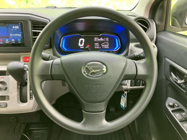 ミライース X SA3 新品タイヤ/保証書/ディスプレイオーディオ/衝突安全装置/ドライブレコーダー 前後/ヘッドランプ LED/ETC/EBD付ABS/横滑り防止装置/アイドリングストップ/禁煙車/エアバッグ 運転席(12枚目)