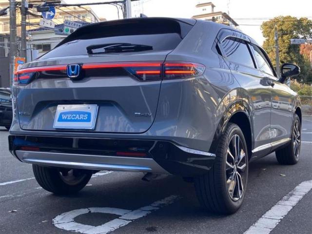 ヴェゼル eHEV Z 保証書/ディスプレイオーディオ+ナビ9インチ/ホンダセンシング/シートヒーター 前席/マルチビューカメラシステム/車線逸脱防止支援システム/シート ハーフレザー/電動バックドア 衝突被害軽減システム(3枚目)