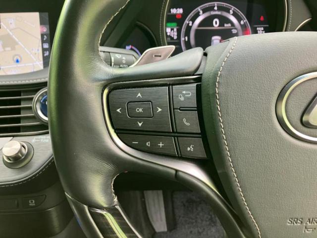 ＬＳ ＬＳ５００ｈバージョンＬ　サンルーフ／純正　ＳＤナビ／デジタルインナーミラー／衝突安全装置／シートヒーター／車線逸脱防止支援システム／シート　フルレザー／ヘッドランプ　ＬＥＤ／ＥＴＣ／ＥＢＤ付ＡＢＳ／横滑り防止装置　革シート（12枚目）