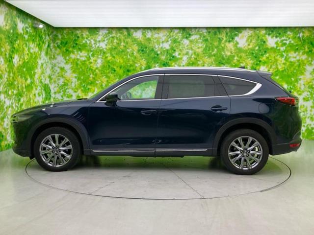 ＣＸ－８ ４ＷＤ　ＸＤ　Ｌパッケージ　新品タイヤ／保証書／純正　ＳＤナビ／フリップダウンモニター／アイアクティブセンス（マツダ）／シートヒーター　前席／３６０°ビューモニター／車線逸脱防止支援システム／シート　フルレザー　革シート　４ＷＤ（2枚目）