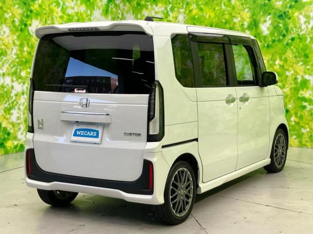 Ｎ－ＢＯＸカスタム ターボ　新品タイヤ／保証書／社外　１１インチ　ＳＤナビ／ホンダセンシング／両側電動スライドドア／シートヒーター　前席／車線逸脱防止支援システム／シート　ハーフレザー／ヘッドランプ　ＬＥＤ　ターボ　バックカメラ（3枚目）