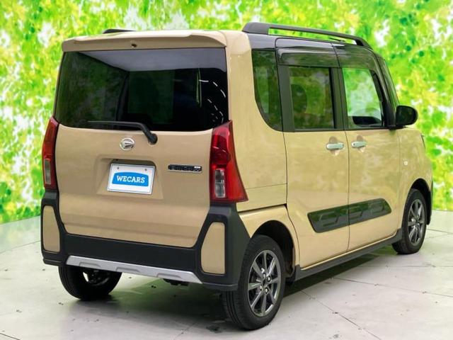 タント 4WDファンクロス 新品タイヤ/保証書/ディスプレイオーディオ9インチ/スマートアシスト(トヨタ・ダイハツ)/両側電動スライドドア/シートヒーター 前席/車線逸脱防止支援システム 衝突被害軽減システム LEDヘッドランプ(3枚目)