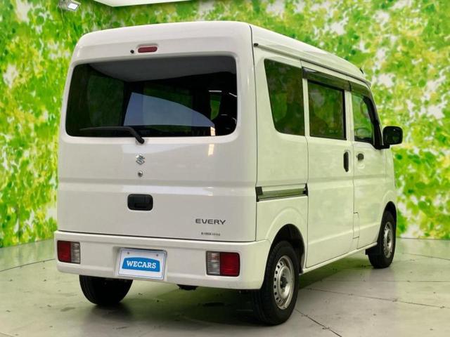 エブリイ ４ＷＤ　ＰＡ　新品タイヤ／保証書／ＡＢＳ／横滑り防止装置／禁煙車／エアバッグ　運転席／エアバッグ　助手席／衝突安全ボディ／パワーステアリング／オートライト／ワンオーナー／マニュアルエアコン／ユーザー買取車　４ＷＤ（3枚目）