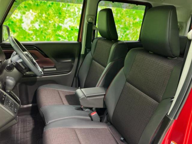 スペーシアカスタム 4WDハイブリッドXSターボ 新品タイヤ/保証書/純正 9インチ SDナビ/セーフティサポート(スズキ)/両側電動スライドドア/シートヒーター 前席/全方位モニター用カメラ/車線逸脱防止支援システム/シート ハーフレザー 4WD(6枚目)