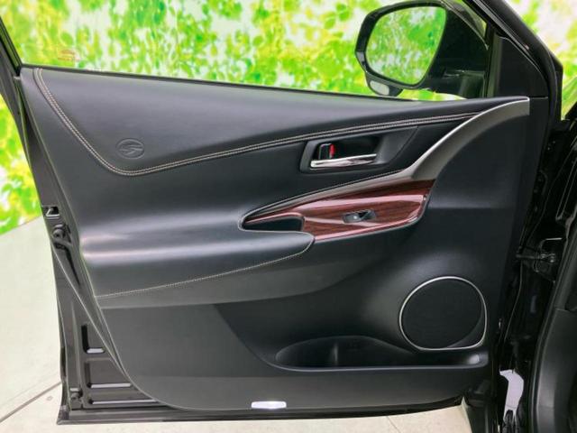 ハリアー プレミアム　保証書／社外　ＨＤＤナビ／トヨタセーフティセンス／車線逸脱防止支援システム／シート　合皮／電動バックドア／ヘッドランプ　ＬＥＤ／ＥＴＣ／ＥＢＤ付ＡＢＳ／横滑り防止装置／アイドリングストップ　電動シート（22枚目）