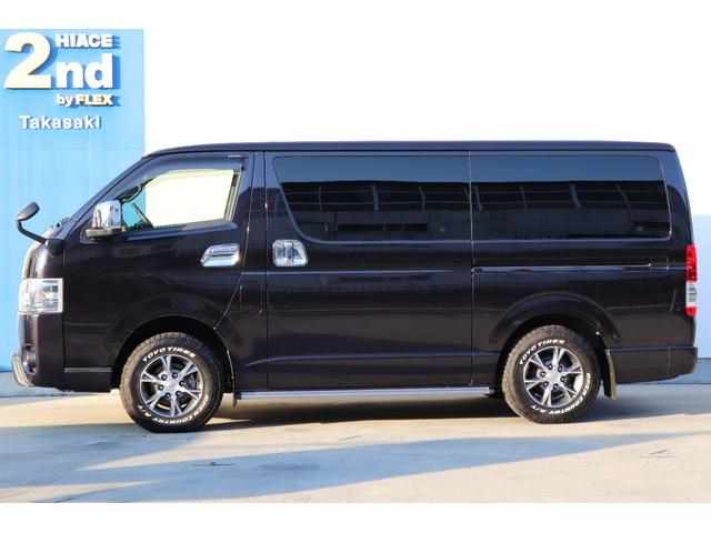 ハイエースバン スーパーＧＬ　ダークプライムＩＩ　トヨタ純正ＳＤナビ　バックカメラ　ＥＴＣ　ドライブレコーダー前後　ＴＲＤフロントスポイラー　ＴＲＤマッドガード　ＴＲＤサイドスカート　ＴＯＹＯオープンカントリーＡＴ１５インチ　トヨタ純正アルミホイール（28枚目）