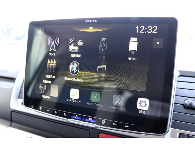 ハイエースバン スーパーＧＬ　リラクベース　タイプＩＩ　アルパインディスプレイオーディオ　Ｂｌｕｅｔｏｏｔｈ接続　ＨＤＭＩ／ＵＳＢポート　ミラーリング接続可能　跳ね上げ式ベットキット　フローリング施工　ビルドインＥＴＣ　ＬＥＤヘッドライト　プッシュスタート（21枚目）